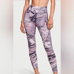 Victoria's Secret Pink and Black Marble Leggings